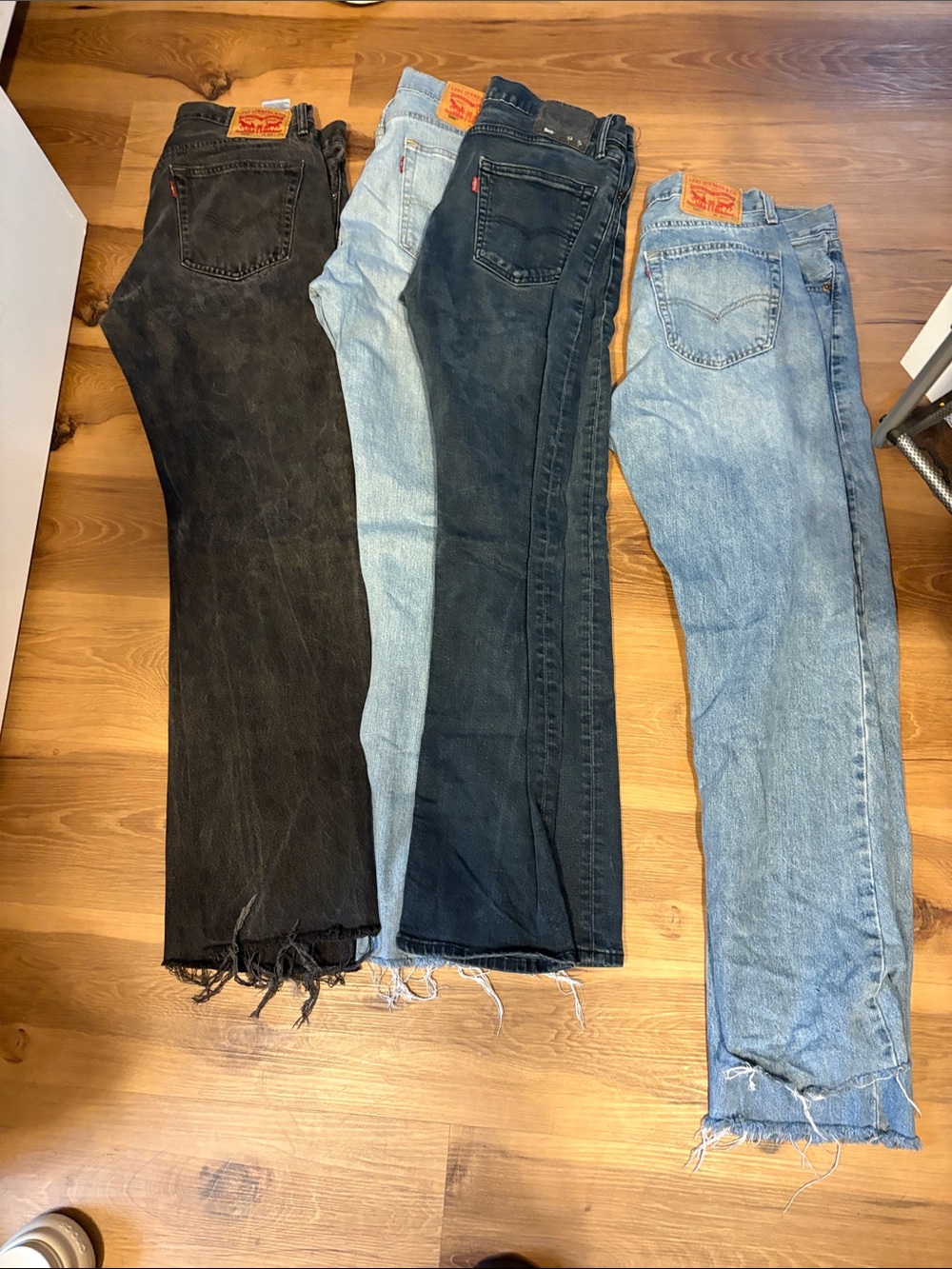 Levi's Men's Bootcut Jeans - Black, Dark Blue & Light Blue